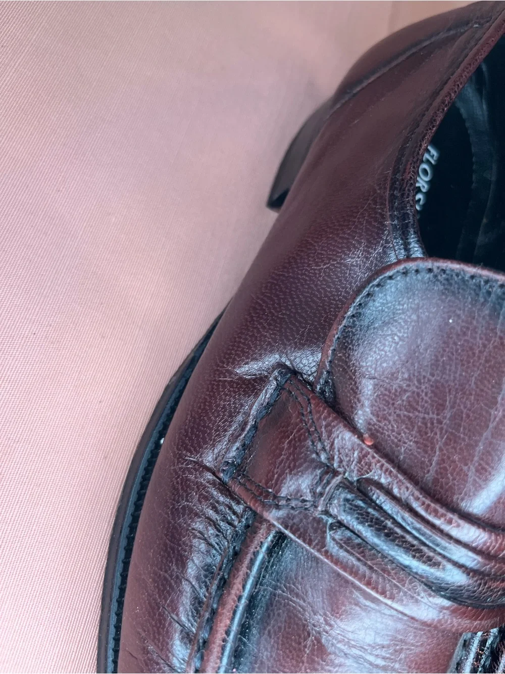 Vintage Florsheim Men's Classic Penny Loafers in Dark Brown